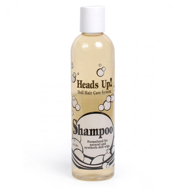 Heads Up! Shampoo concentrate for cleaning natural and synthetic doll wigs