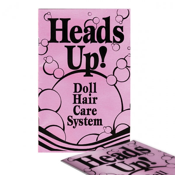 Heads Up! doll hair care instruction booklet
