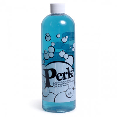 Perk cold-water cleaner bottle for antique and delicate fabrics